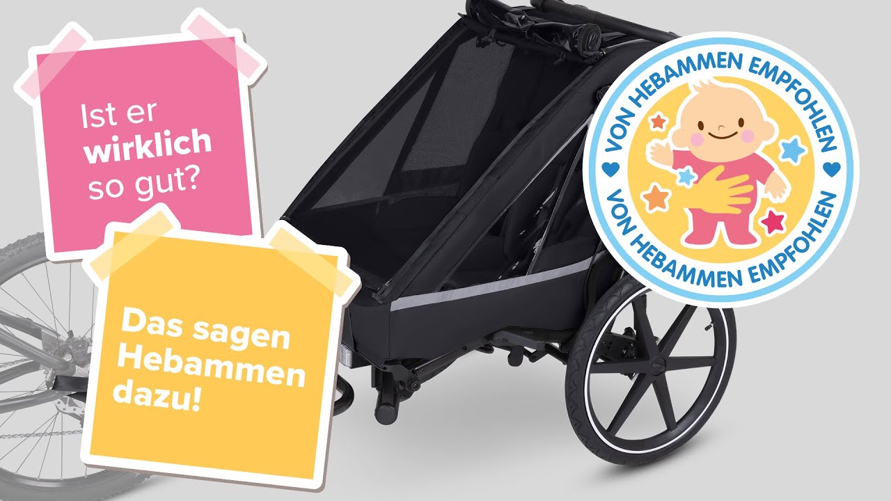 Von Hebammen empfohlen: Der ABC Design Fahrradanhänger Tour im Alltagstest | ABC Design