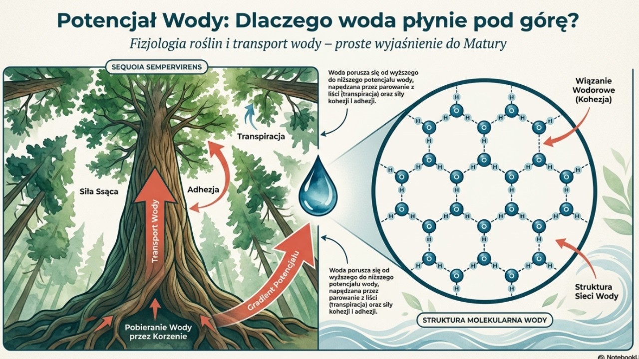 Gospodarka wodna roślin cz. 1 - Potencjał wody w roślinie 💦🌳🌴🌲