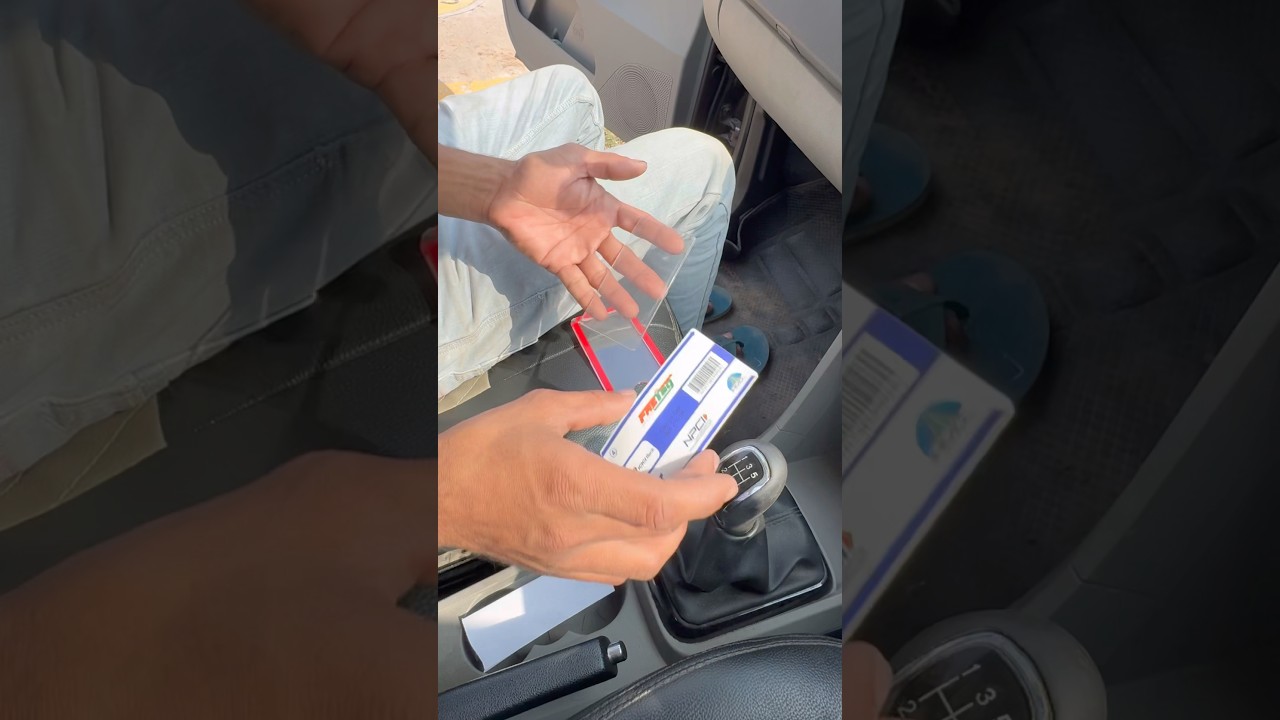 Car FasTag holder 