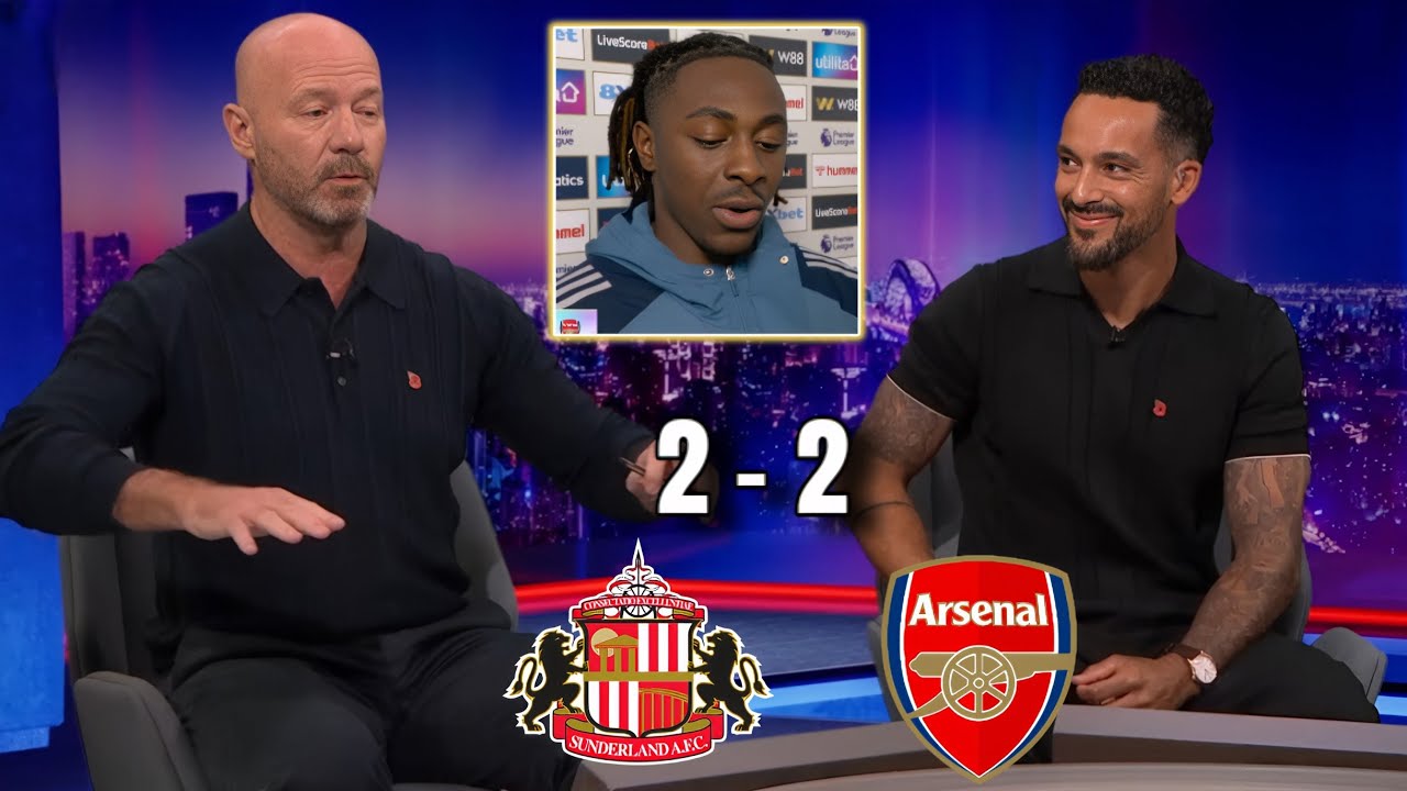 Sunderland 2-2 Arsenal! Alan Shearer & Walcott Full Reactions | MOTD Analysis