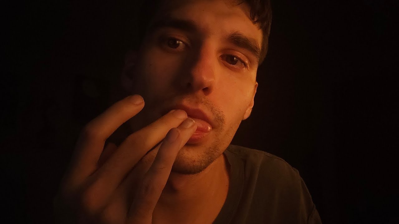 ASMR | Spit Painting (Mouth sounds and hand movements)