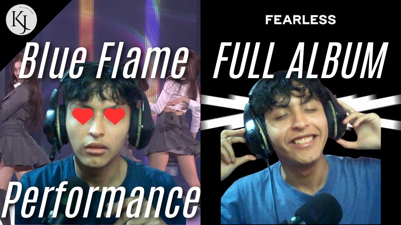 LATINO ARTIST reacts to LE SSERAFIM 'FEARLESS' ALBUM: Blue Flame PERFORMANCE, Sour Grapes, etc...