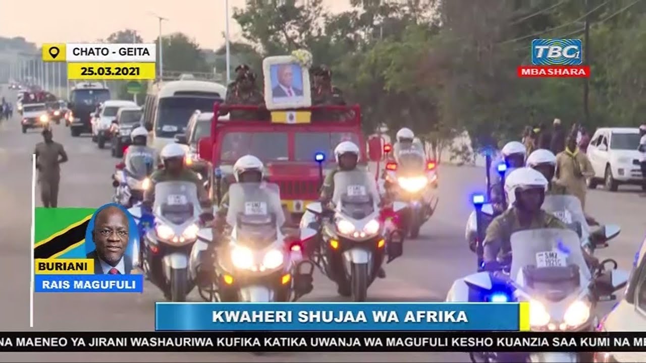 🔴#LIVE CHATO: MSAFARA WA MWILI WA MAGUFULI UKIELEKEA NYUMBANI KWAKE..