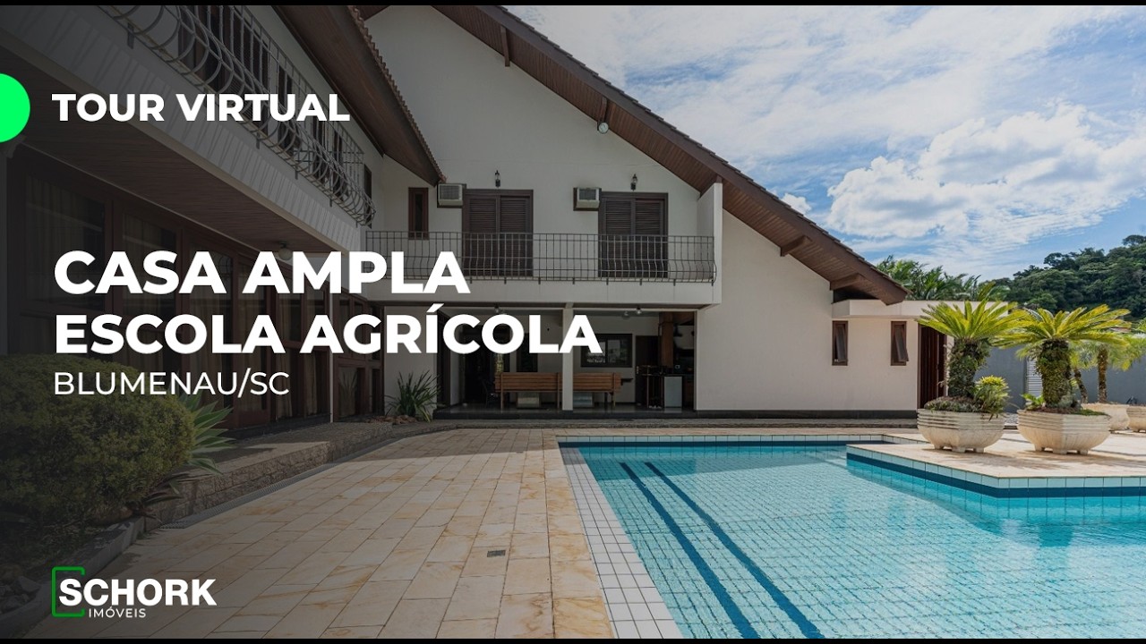 Casa com 4 dormitórios à venda, 442 m² por R$ 4.500.000 - Escola Agrícola - Blumenau/SC