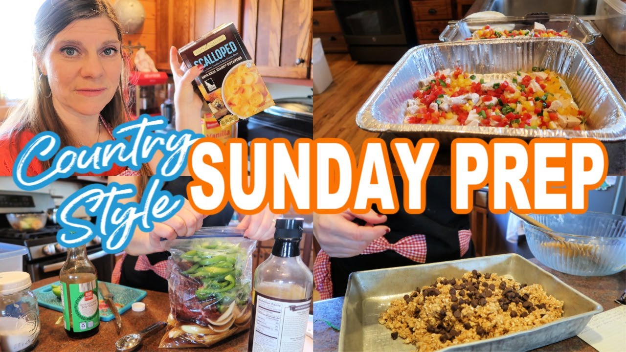 SUNDAY PREP | PW King Ranch Chicken | Philly Cheesesteak Beef Roast | Regular Granola Bars