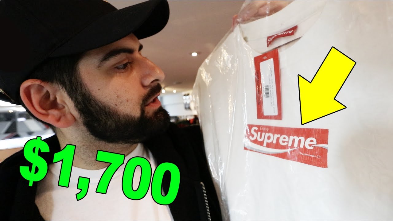 THE WORLDS MOST EXPENSIVE SUPREME SHIRTS!! (SOLD FOR $9,000)