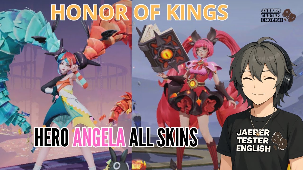 UPDATE!!!! ALL Skins Hero ANGELA in Honor Of KIngs (NO COMMENTARY)