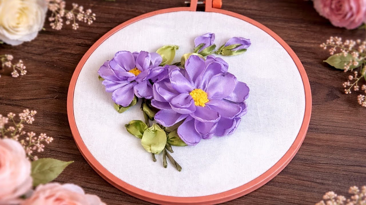 Sewing a Very Beautiful Flower Using a New and Creative Method