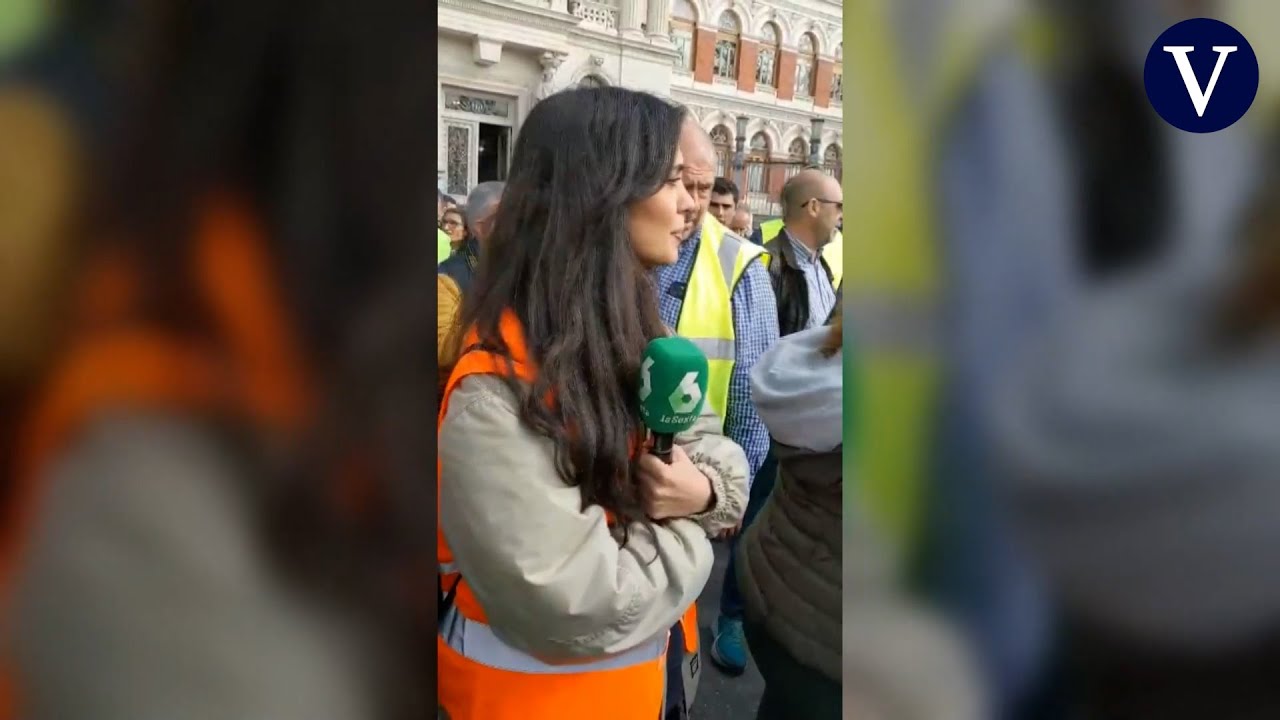 Un equipo de la Sexta ha sido increpado por manifestantes en las protestas de los agricultores