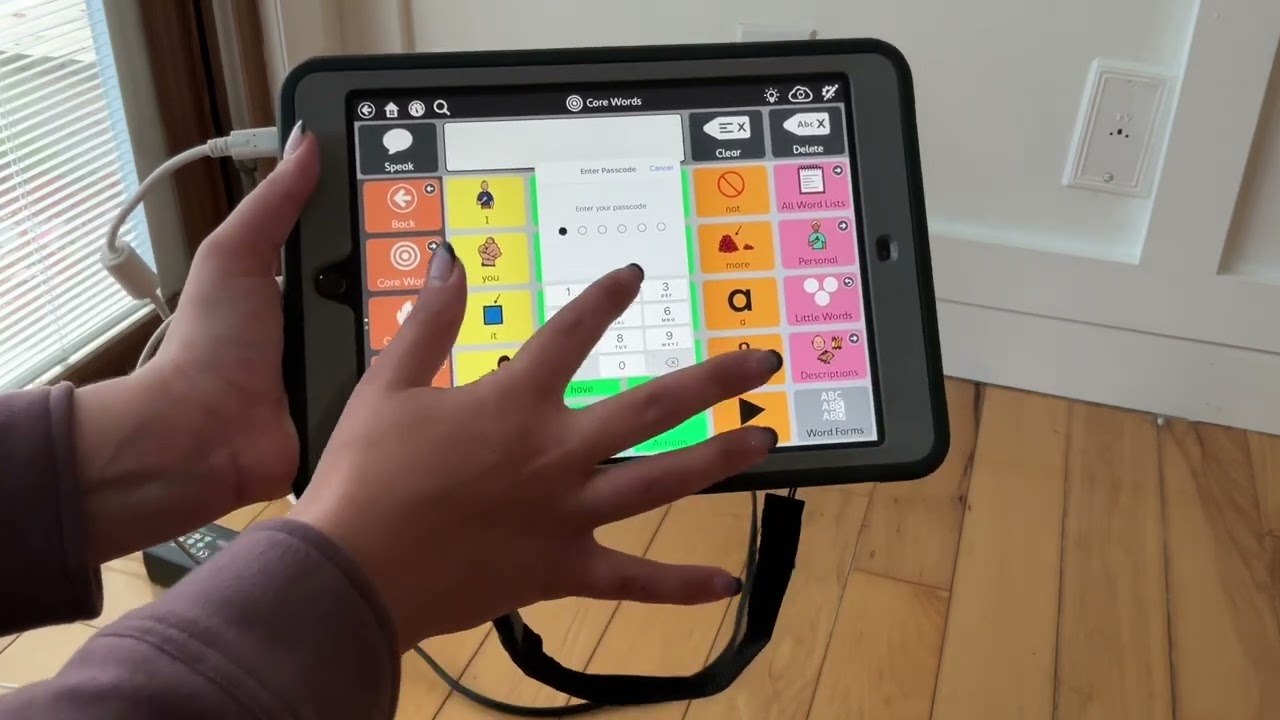 Charging and Guided access SC Tablet