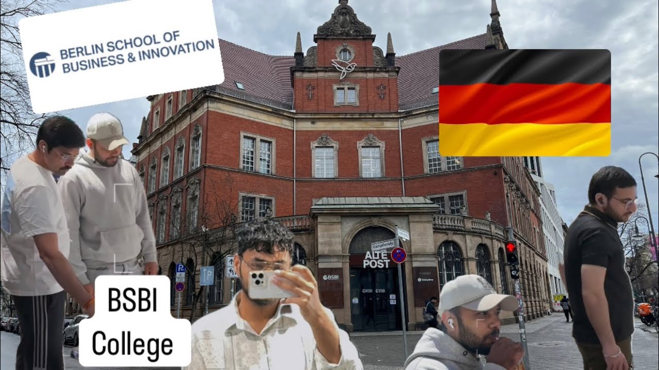 Berlin का देसी जाट कॉलेज - नाम है - BSBI(Berlin School of Business and Innovation. 🏫#jaat #college