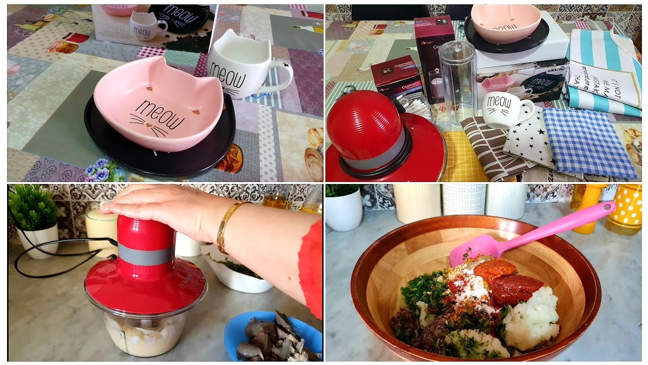 مشترياتي للمطبخ والتنظيم😍وصلوني للدار 🏠جربت معاكم le hachoir Bosch❤وصفة رائعة اليوم عشا spécial🐏