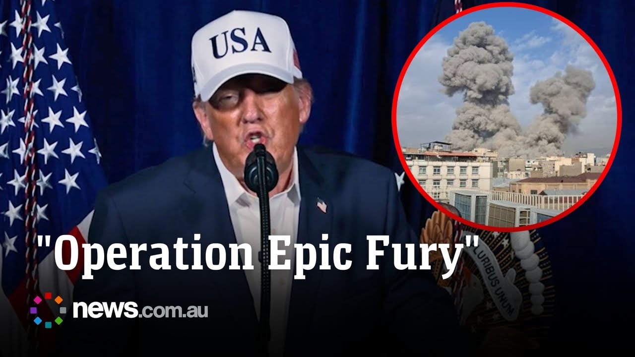 Trump's full chilling speech to Iran