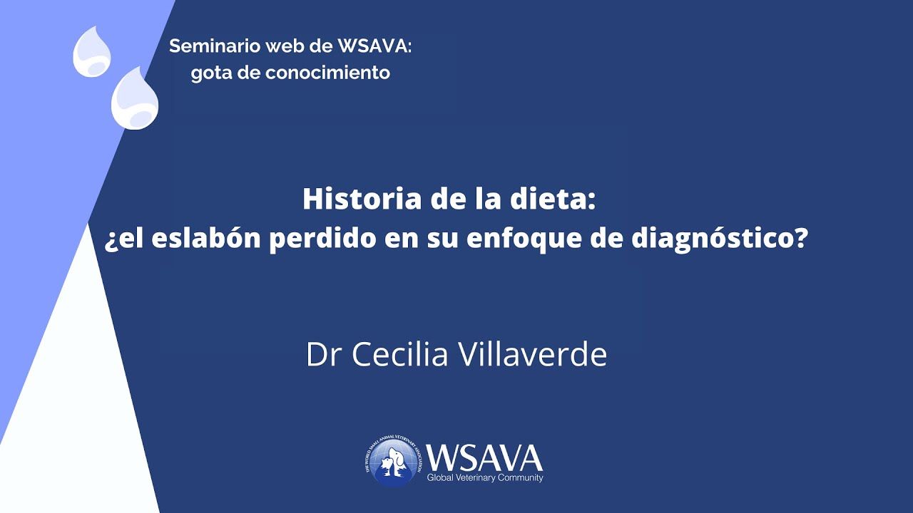 Seminario web de WSAVA: Historia de la dieta: ¿el eslabón perdido en su enfoque de diagnóstico?