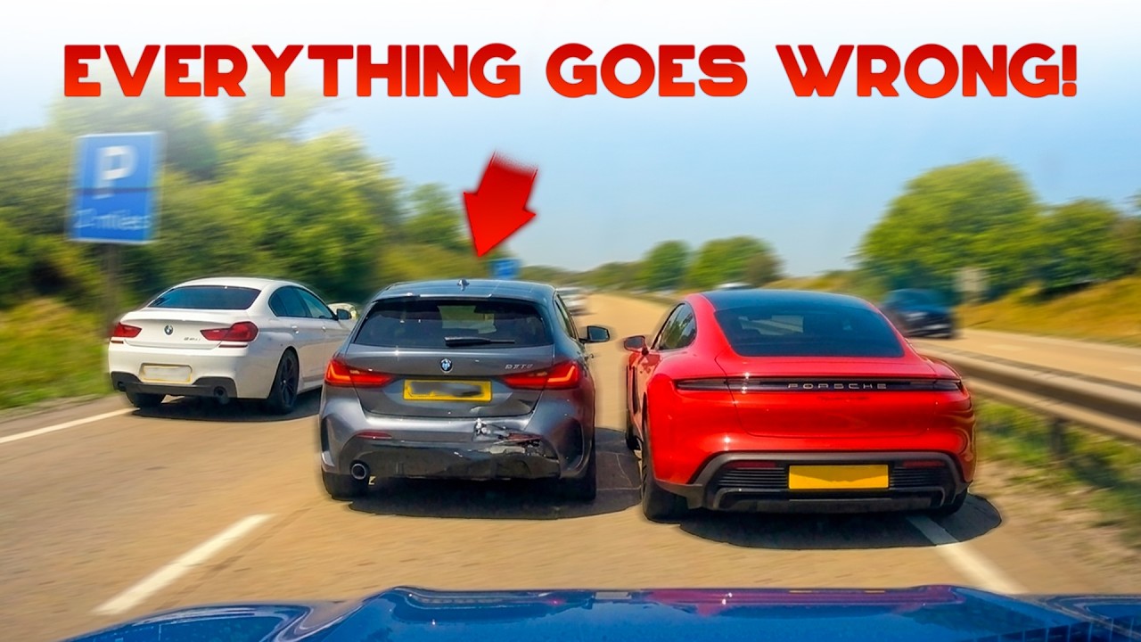 UNBELIEVABLE UK DASH CAMERAS | Taxi Crash on Third Move, Shocking Motorway Moment, Blind Overtake!
