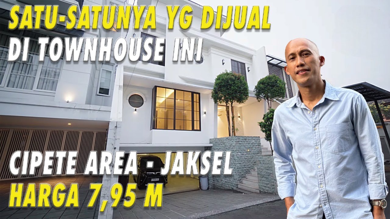 Satu-satunya Yang Dijual Di Townhouse Ini! Cipete Area Jakarta Selatan | Turun Harga 7,95 Miliar