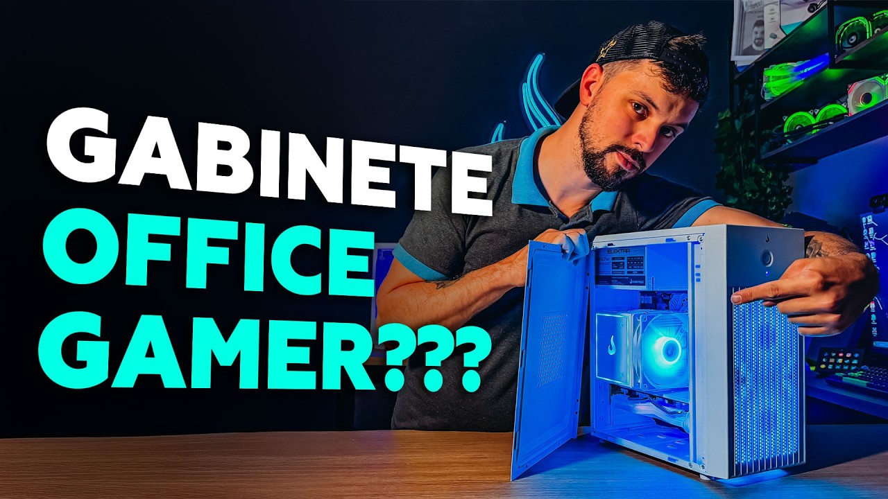 MONTAMOS UM PC GAMER FULL WHITE NO GABINETE BARATINHO DA RISE MODE