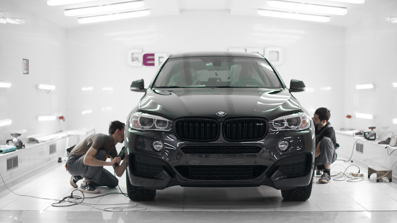 Autosecurity: Детейлинг - Покрытие защитным составом Ceramic Pro 9H (BMW X6M)
