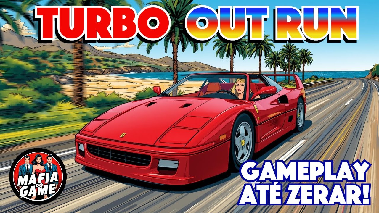 TURBO OUT RUN - Mar, praia e velocidade! - Gameplay Completa