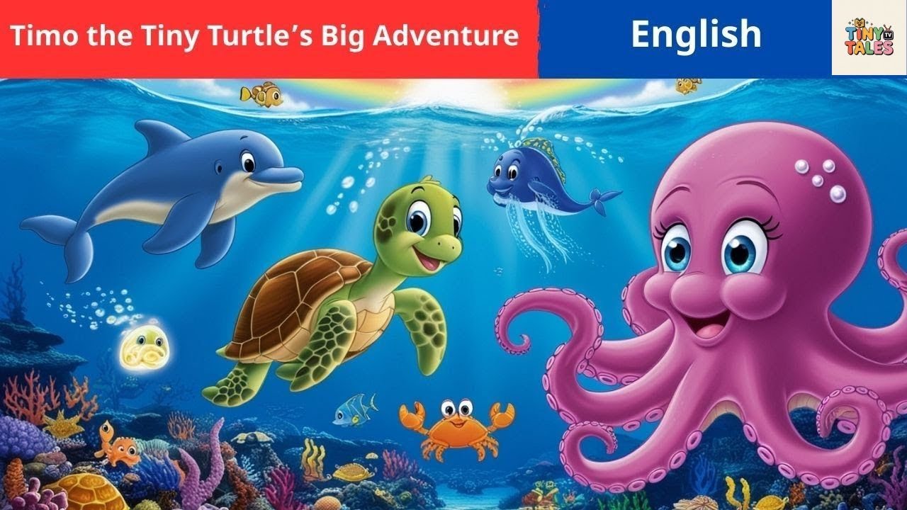 Timo the Tiny Turtle’s Big Adventure 🐢🌈