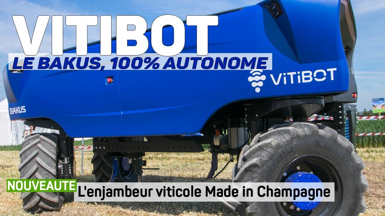 VITIBOT Bakus : Le robot autonome viticole Made in Champagne