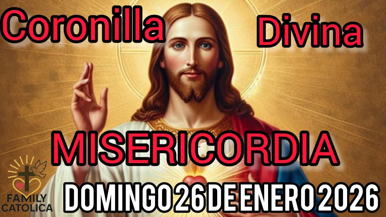 Divina 😇 Misericordia ♥️ de Hoy Dom 26/01/2026. ( Familycatolica).#Sagrado 😇 Corazón ❤️ 