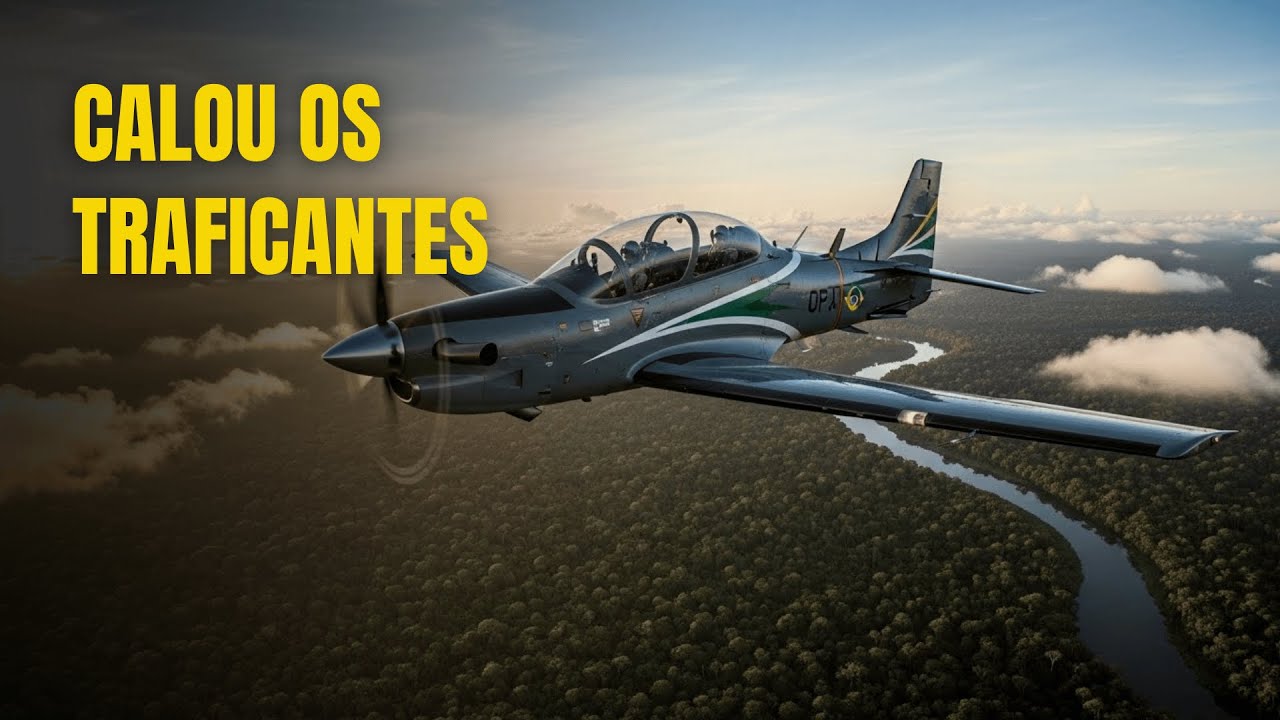 Traficantes Riram da Força Aérea, até o A-29 ativar o Modo Noturno