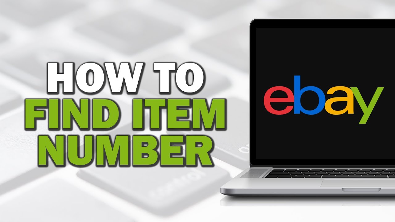 How To Find Item Number on eBay (Easiest Way)