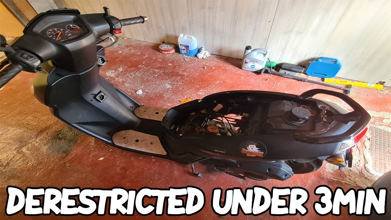 How to derestrict a moped