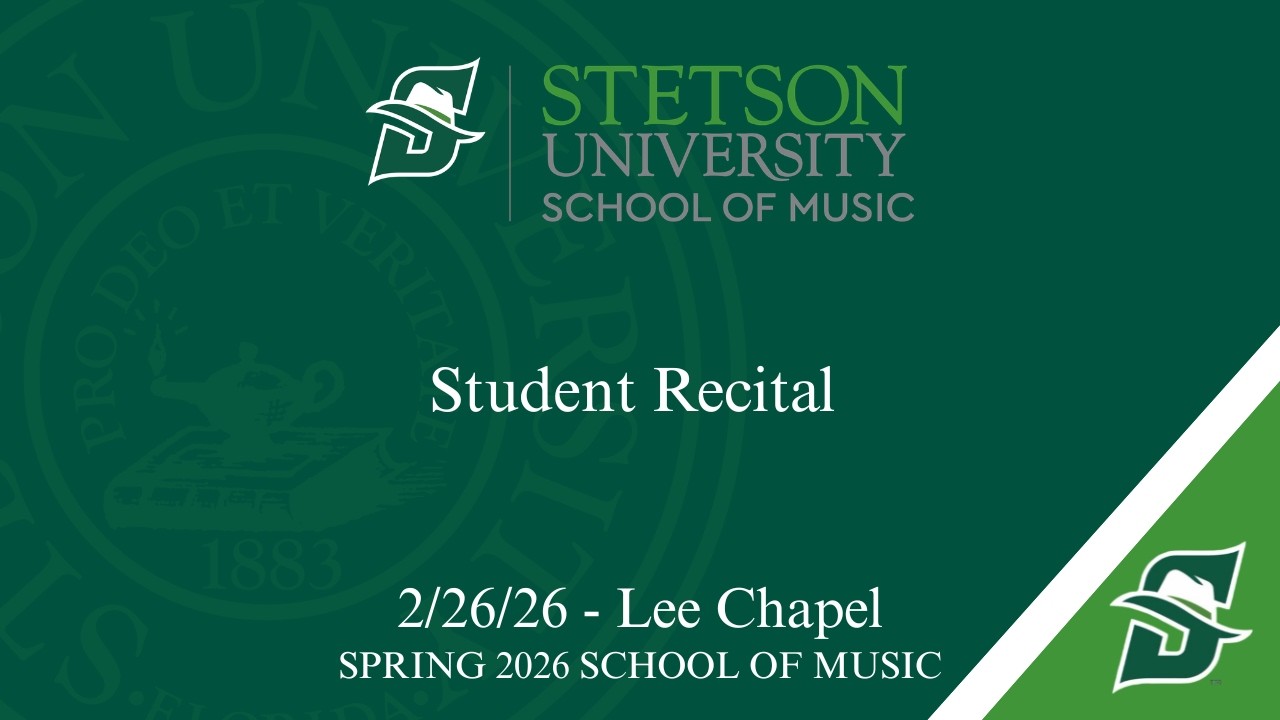Student Recital - Lee Chapel - 02/26/26