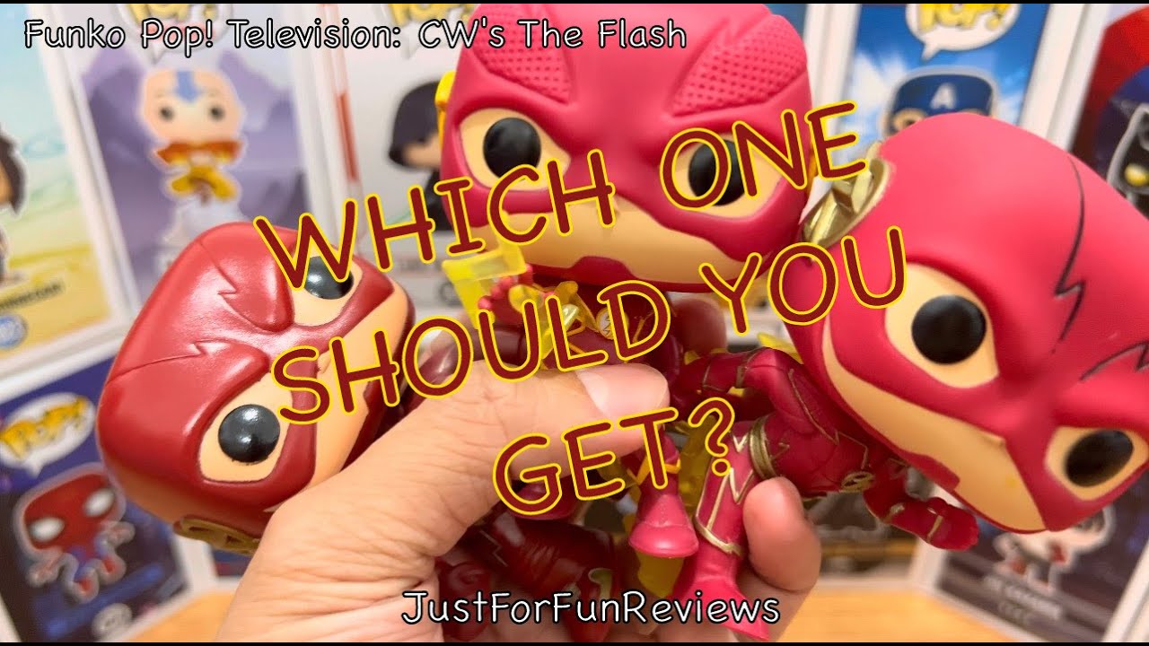 Funko Pop! Television: THE FLASH (2015) vs THE FLASH (2018) vs THE FLASH (2021) from CW's The Flash!