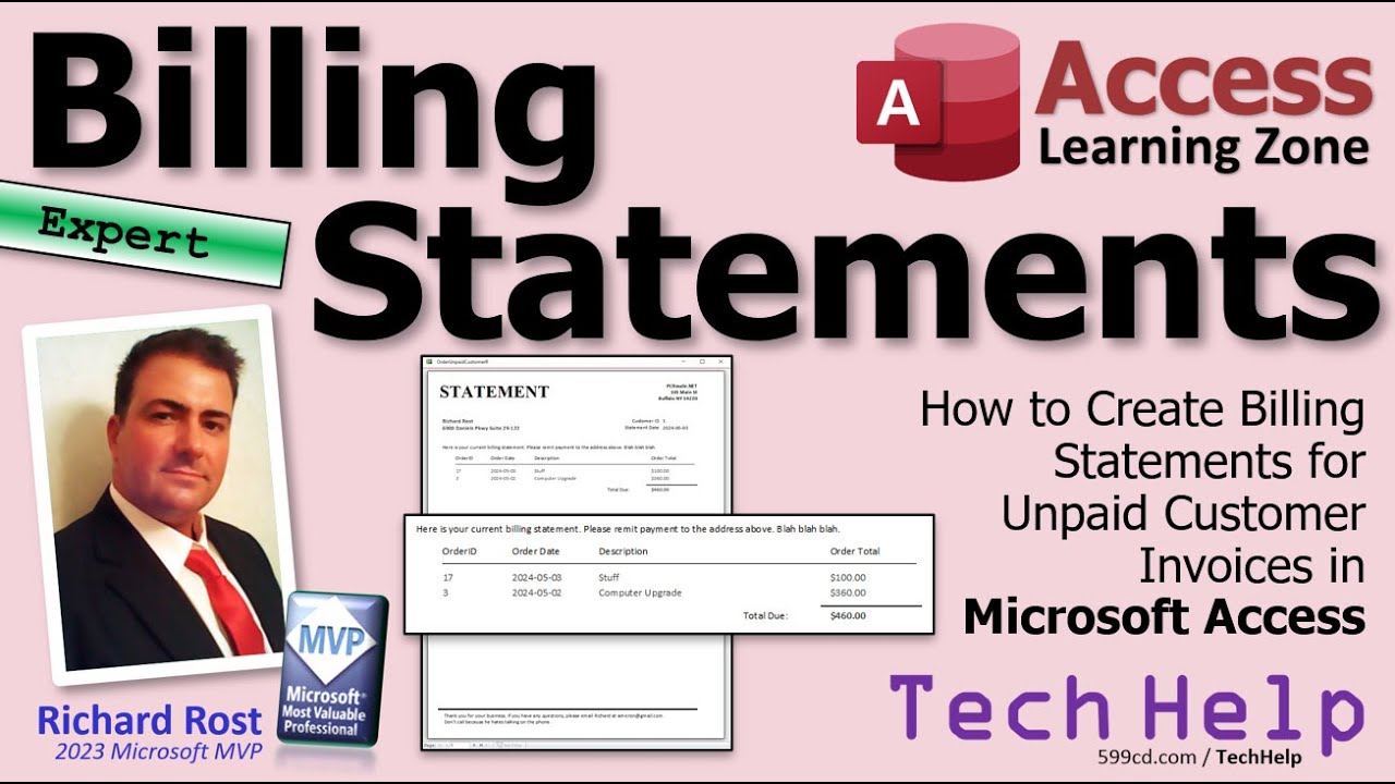 Как создавать счета-фактуры для неоплаченных счетов клиентов в Microsoft Access