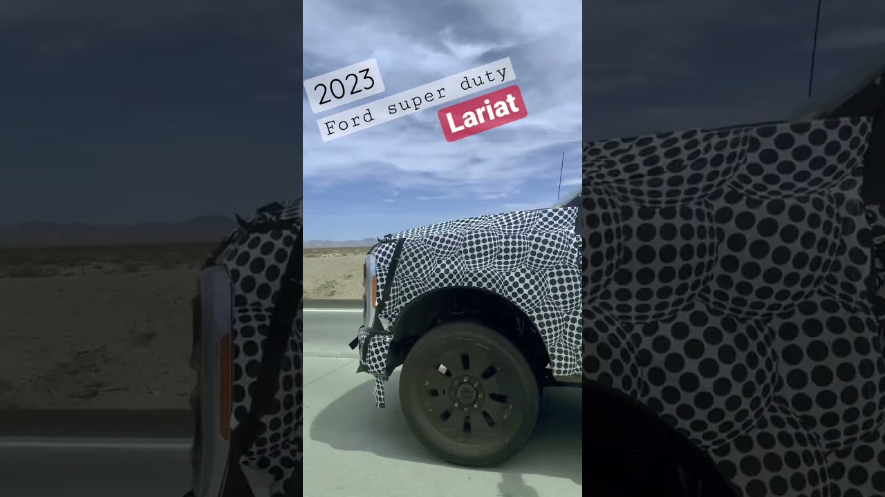New 2023 Ford Super Duty Lariat Spied