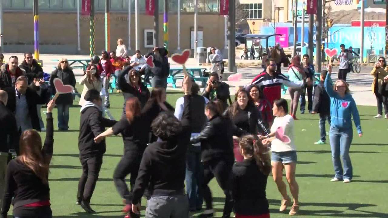 Mississauga flash mob proposal for Lincoln and Justin