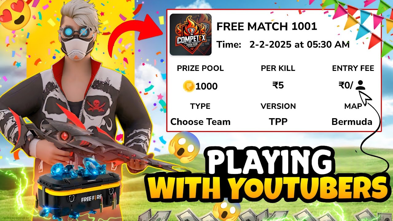 NEW BEST TOURNAMENTS APP 🥰 PLAY WITH YOUTUBERS ✅  2025 BEST APP FOR TOURNAMENT🤑 SAFE AND SECURE 🔒