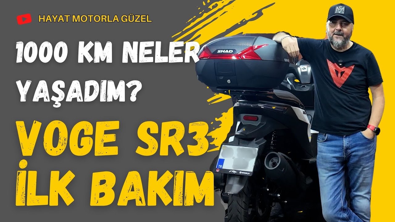 Voge SR3 Scooter İlk Bakım | 1000 Km Deneyimlerimi Anlattım | Hayat Motorla Güzel