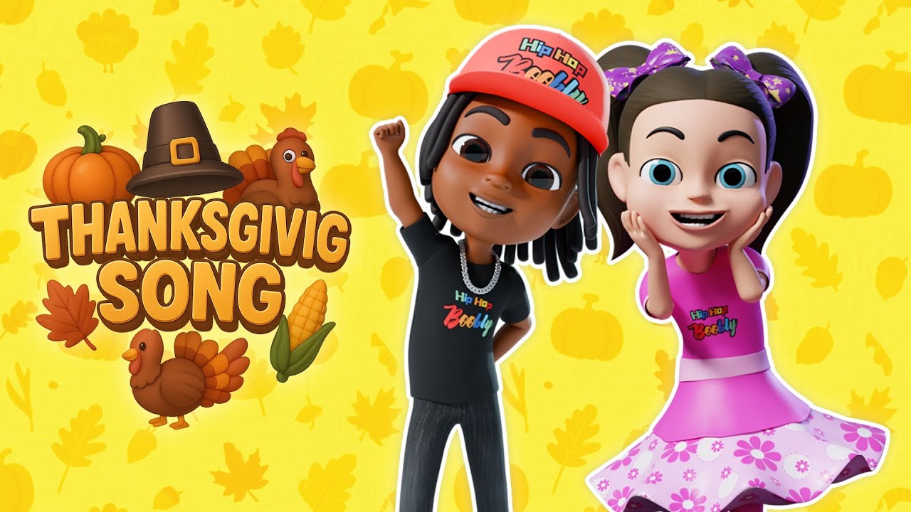 Thanksgiving Song | Turkey Song | Hiphop Boobly Show | Kids Song