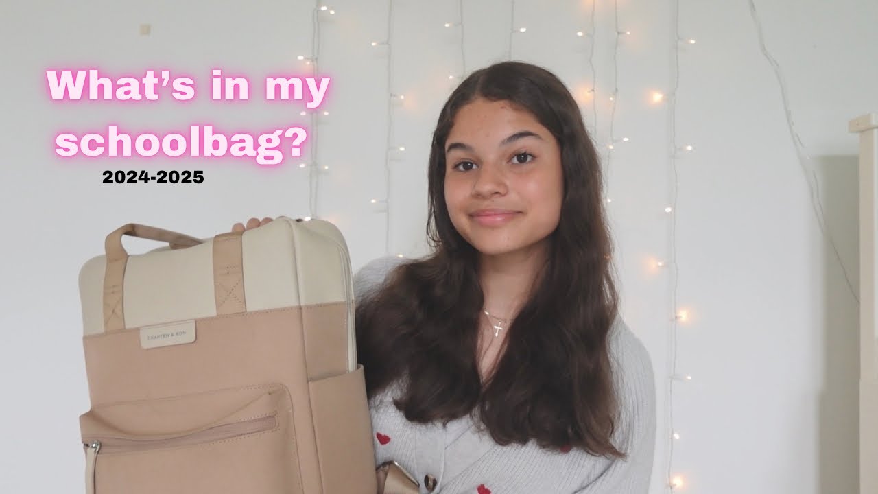 WHAT’S IN MY BAG? | BACK TO SCHOOL 2024-2025 👜 *Kapton and Son*