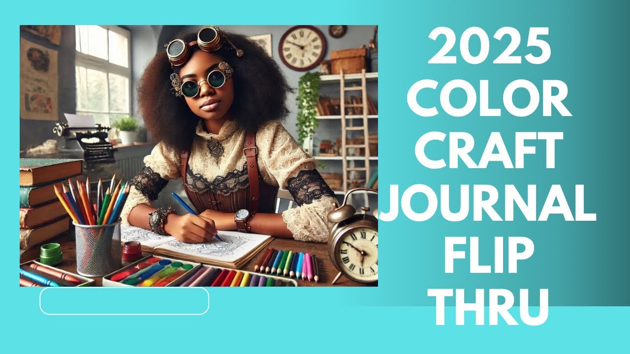 Color & Craft journal 2025- flip thru