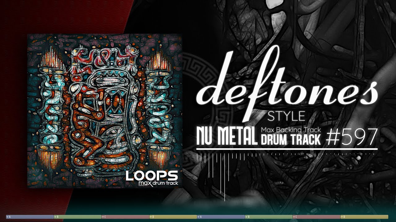 Nu Metal Drum Track / Deftones Style / 155 bpm