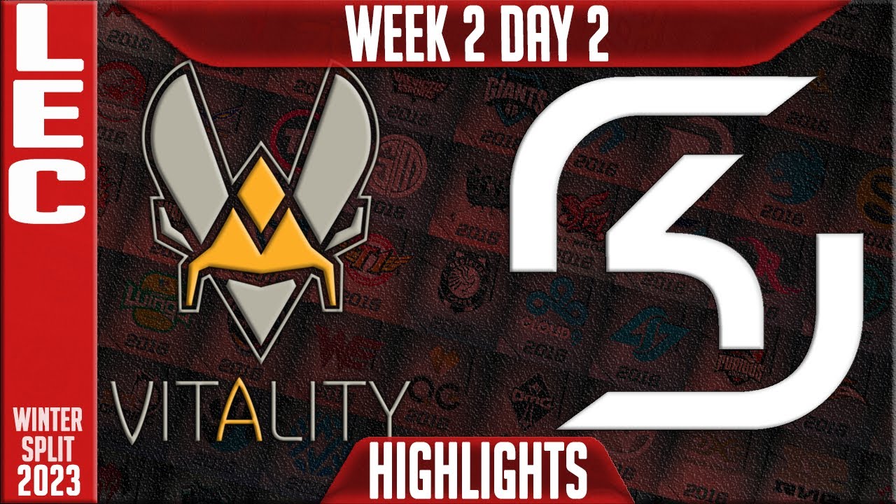 VIT vs SK Highlights | LEC Winter 2023 W2D2 | Team Vitality vs SK Gaming