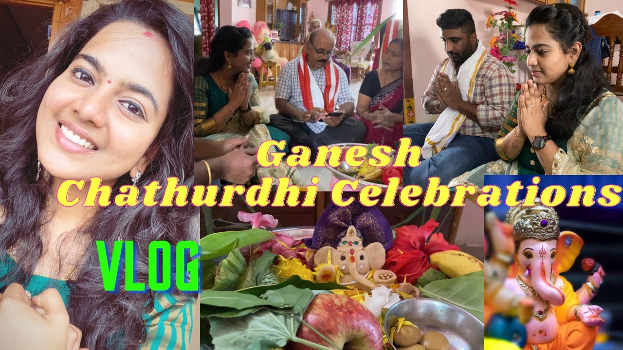 మా ఇంటి వినాయక చవితి  | Vinayaka Chavithi Celebration Vlog 2021 | Dadsgirlvinee | Ma Inti Vinayukudu