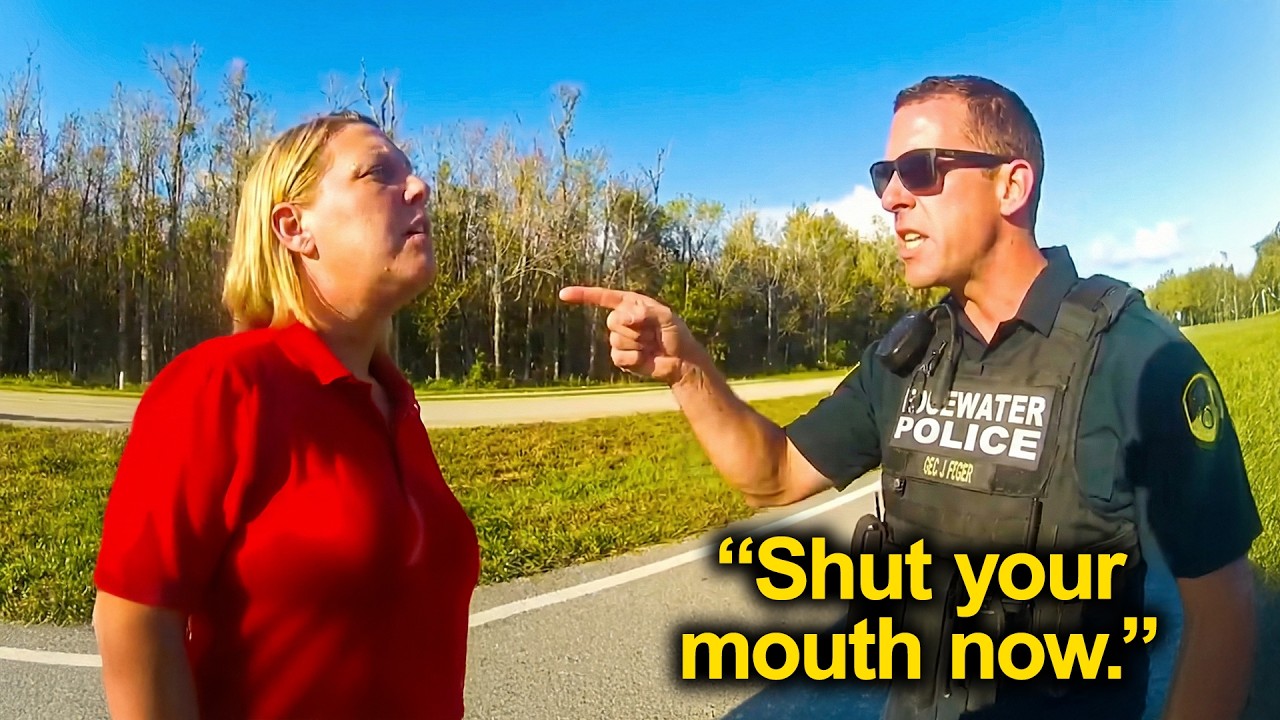 Entitled Karen Turns a Simple Traffic Stop Into Total Chaos