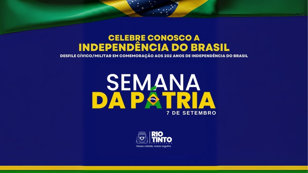 RIO TINTO PB DIA 7 | DESFILE CÍVICO E MILITAR EM COMEMORAÇÃO AOS 202 ANOS DE INDEPENDÊNCIA DO BRASIL