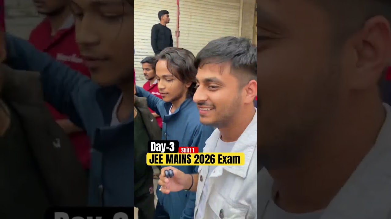 JEE MAINS 2026 Exam | Day-3 Shift 1 |