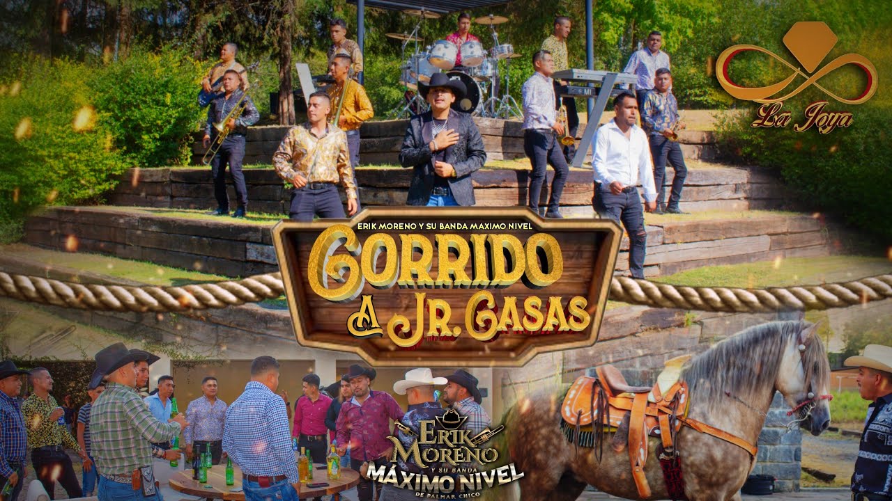 Corrido A JR Casas - Erik Moreno Y Su Banda Máximo Nivel (Vídeo Oficial) 2024