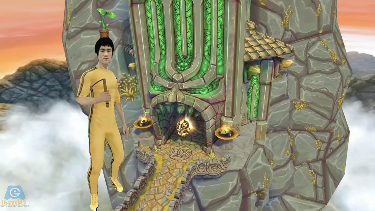 iGameMix🏛BRUCE LEE MAKE NEW WORLD RECORD SKY SUMMIT👏Temple Run 2 Blooming Sands HD Fullscreen✅#791