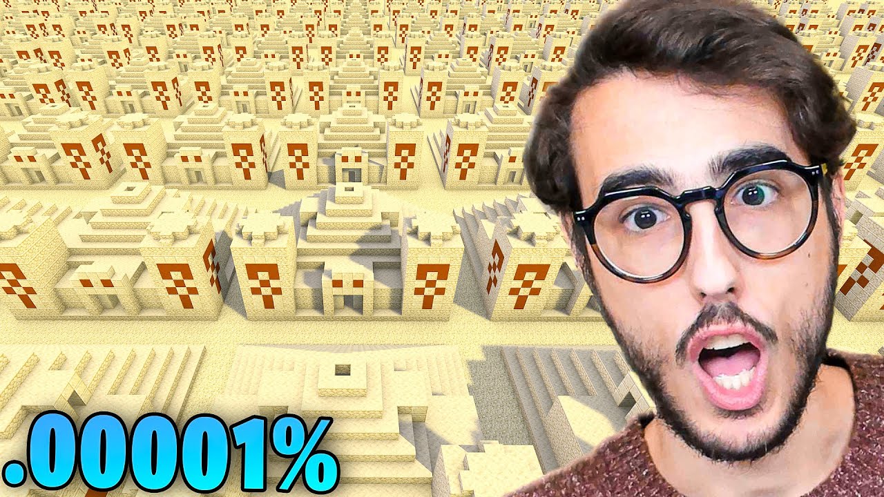 PROVO I SEED PI&Ugrave; RARI DI MINECRAFT! *ASSURDO*