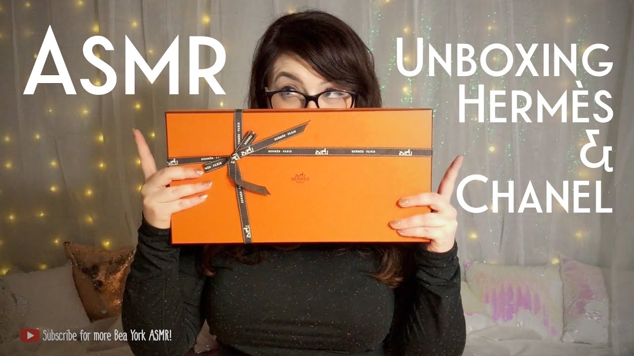 ASMR: No Talking Luxury Unboxing of Chanel and Hermès