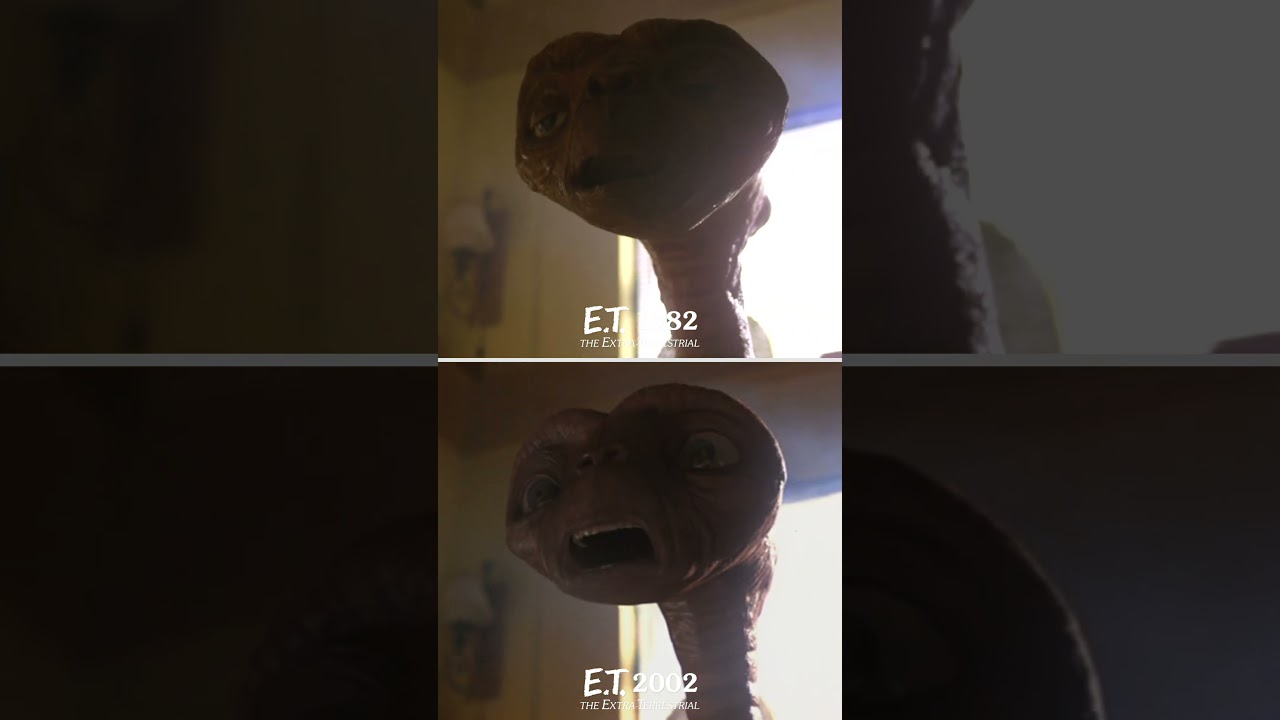 E.T. The Extra-Terrestrial・Comparison 1982 Vs 2002・Part 1